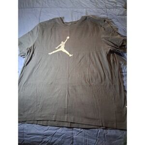 Nike Air Jordan Jumpman T-Shirt Mens 2XL Black Snakeskin Logo